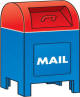 Image result for mailbox clipart | Valentines door hanger, Shadow ...